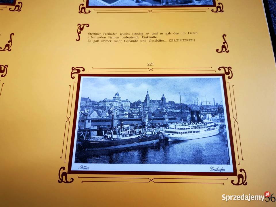 Piękny Duży Album Szczecin na starej karcie Gorzów Wielkopolski
