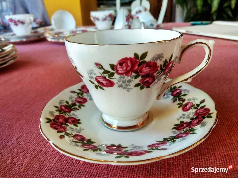 Filiżanka z talerzkiem deserowym Sutherland Porcelana i szkło Gdańsk