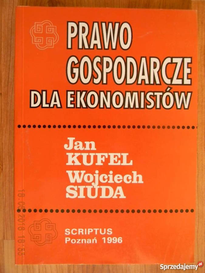 Prawo Gospodarcze Dla Ekonomistów Gorzów Wielkopolski - Sprzedajemy.pl