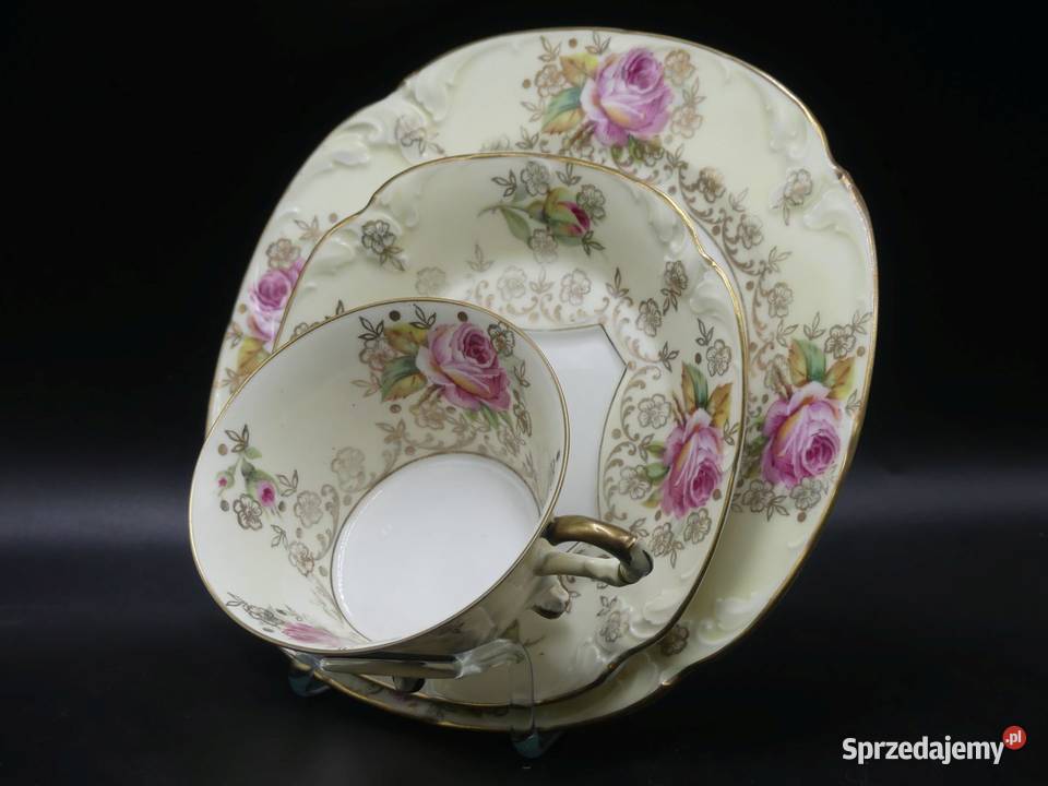 Zjawiskowe różane trio Tułowice Tillowitz 1928 Poznań