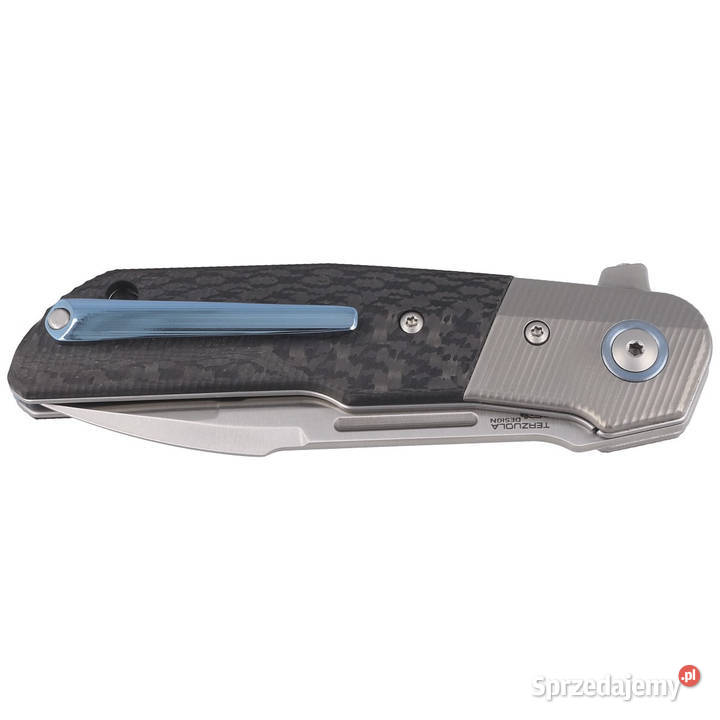 Nóż składany MKM Clap Carbon Fiber Satin M390 by Warszawa
