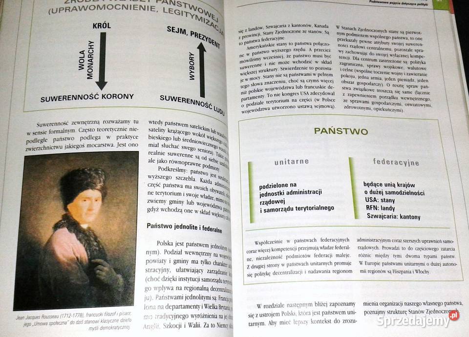 Wiedza o społeczeństwie państwie i prawie Jerzy Rok wydania 2002 Chełm sprzedam