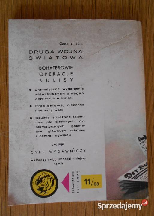 Żółty Tygrys Żądło frontu N 1188 Parczew sprzedam