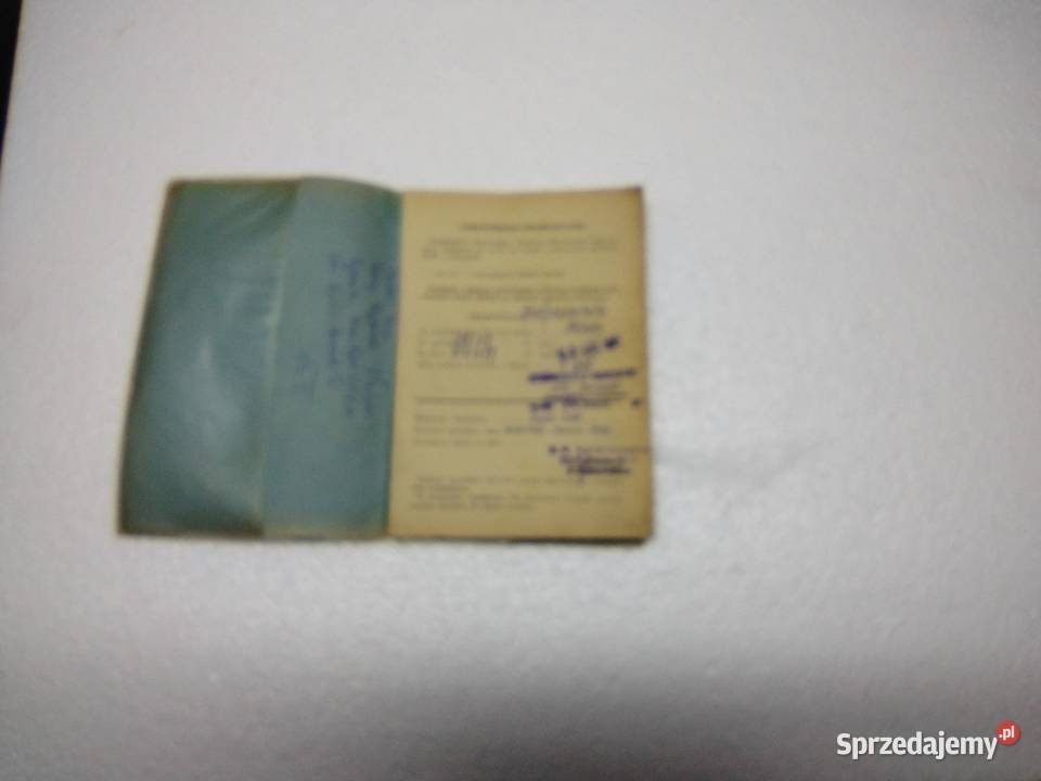 Książka Instrukcja obsługi motocykl WSK Oryginał podkarpackie