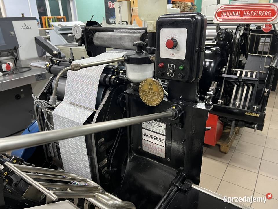 Złociarka Heidelberg Tiegel TP Letterpress Radom