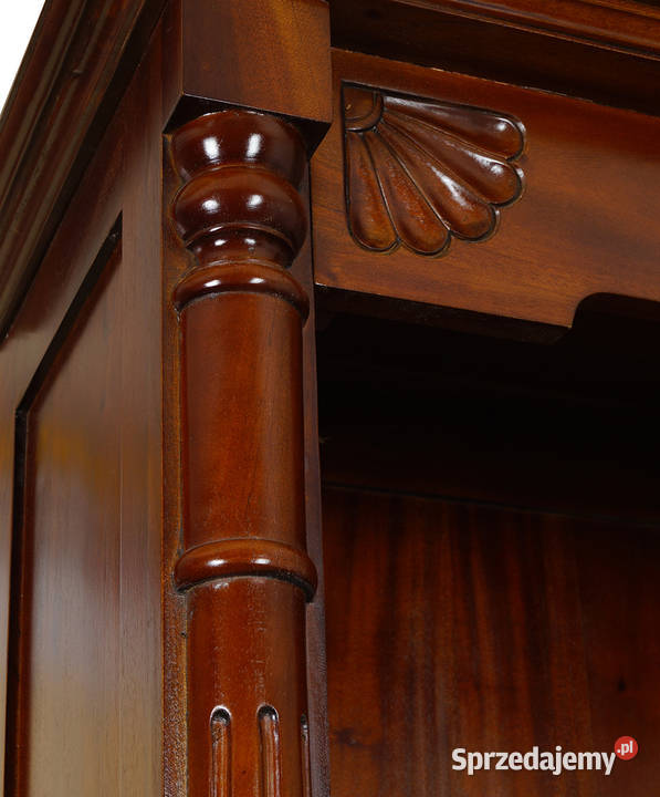 Nowy stylowy regał podwójny kolonialny