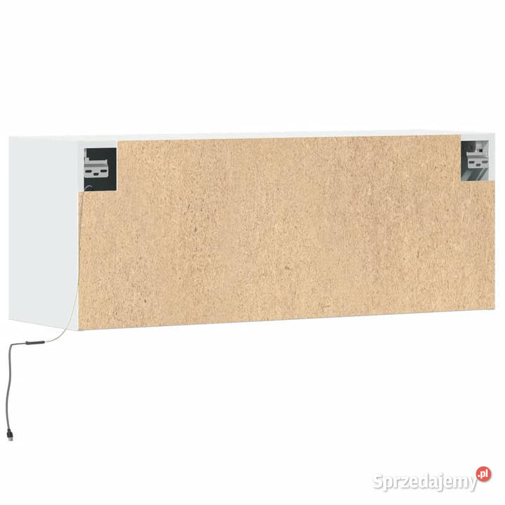 Ścienna szafka TV z LED biała 100x31x35 WM852362 Szafki sprzedam