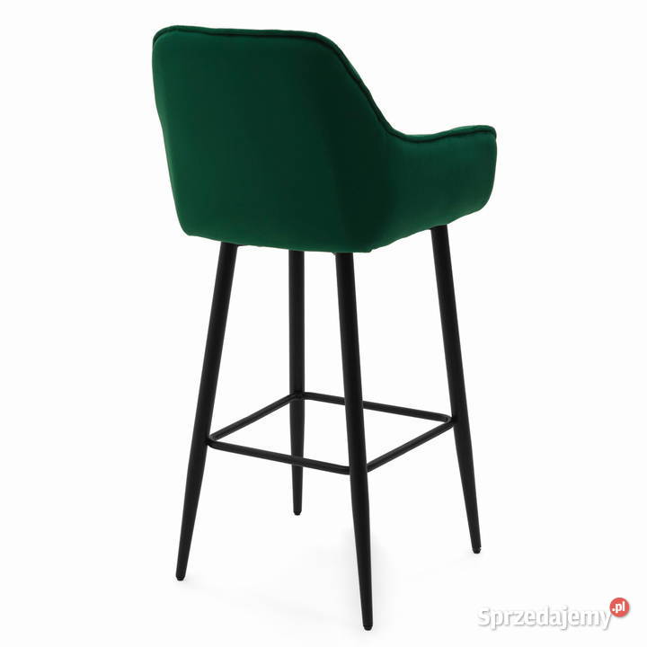 Hoker Tapicerowany Siena Butelkowa Zieleń 107cm Tarchały Małe