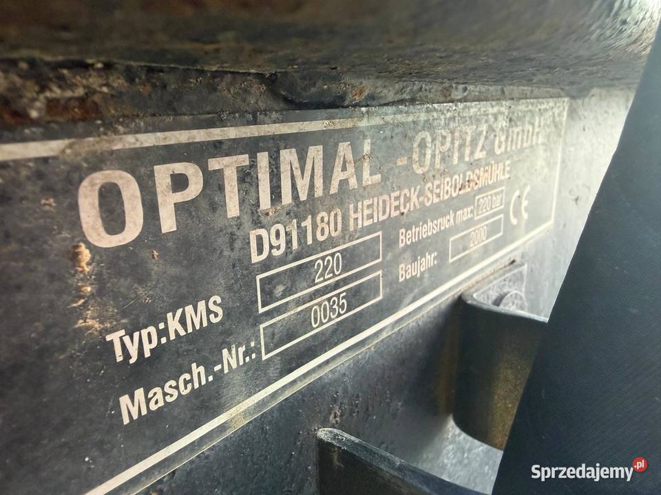 Przesadzarka dużych drzew Pozostałe Groń
