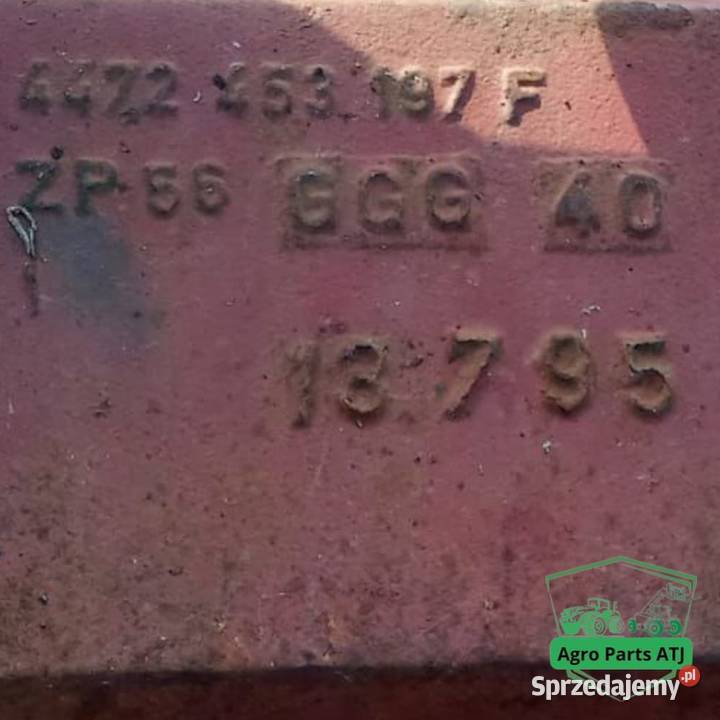 Oś przednia ZF 4472453197 APL350 JOHN DEERE 2140