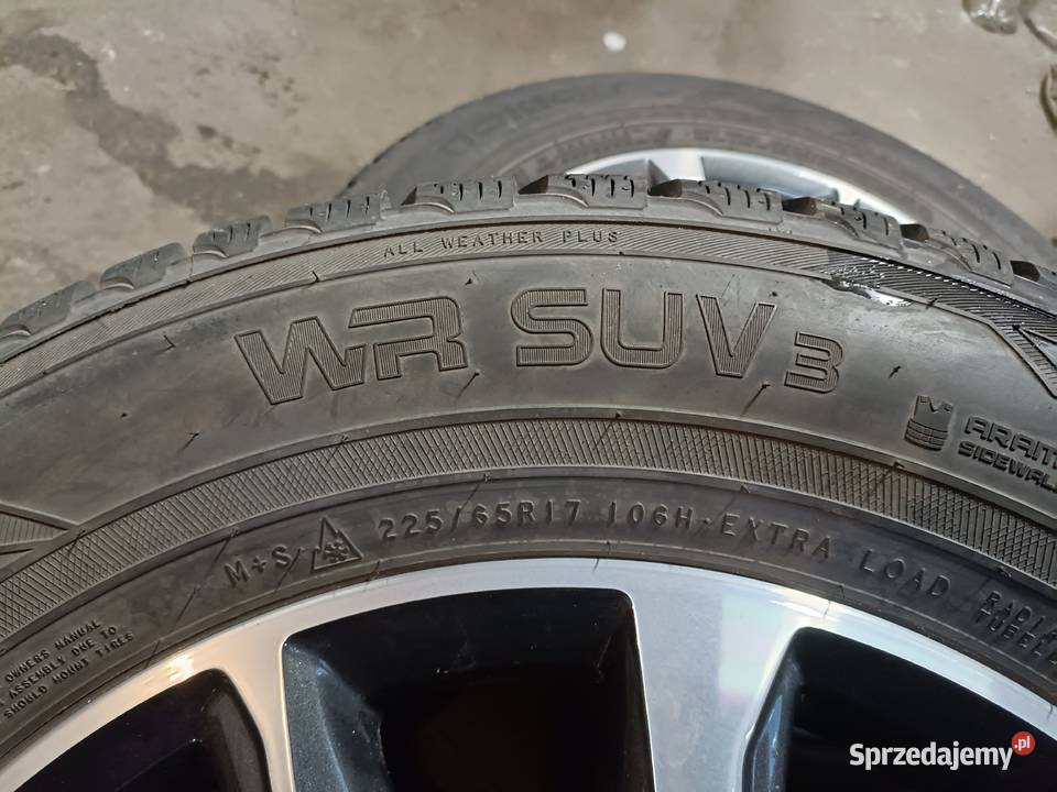 Mazda CX5 koła zimowe 17 aluminiowe opony 22565 mazowieckie Ostrołęka sprzedam