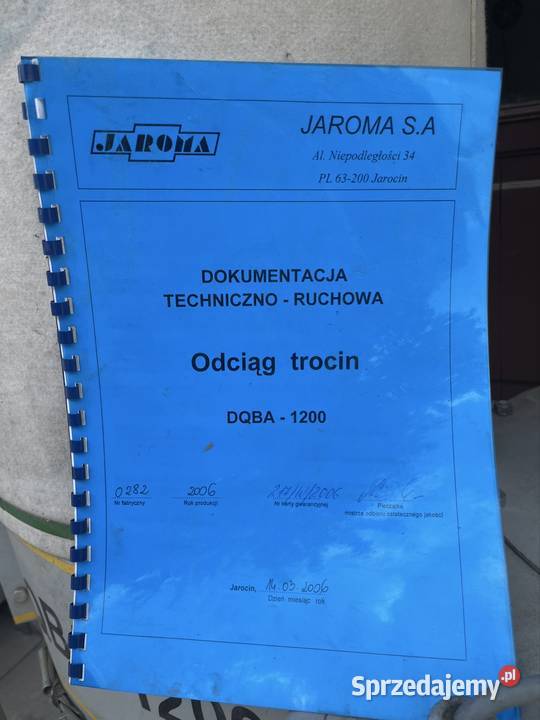 Odciąg trocin Ostrów Wielkopolski