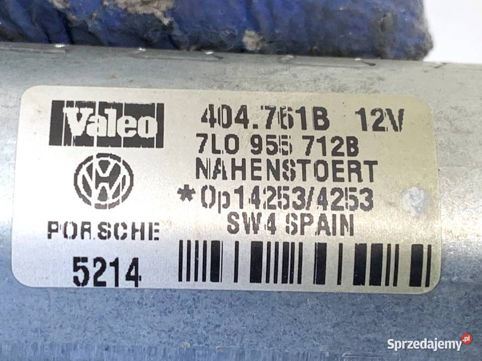 SILNIK WYCIERACZEK TYŁ VW TOUAREG 7L0955712B SUV podkarpackie