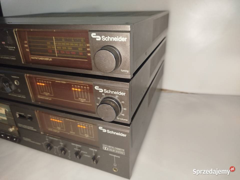 Retro wieża Schneider Tuner Wzmacniacz Zgierz