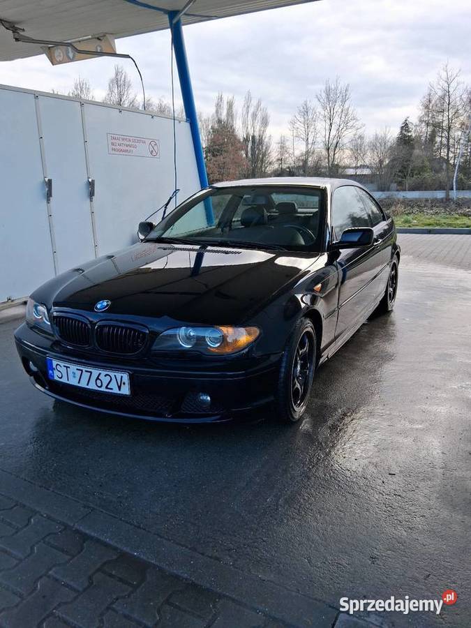 Bmw e46 coupe 20d 150 koni oplaty na 10 miesięcy czarny śląskie Rydułtowy