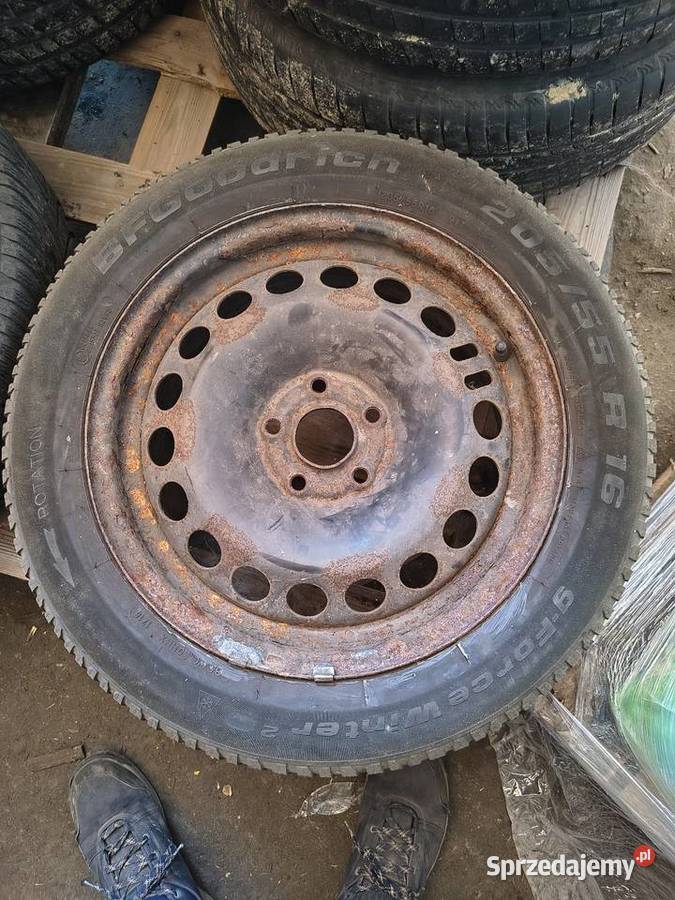 4 Koła 205 55 R16 Opel Astra J Mokka Vectra Saab Bolęcin sprzedam