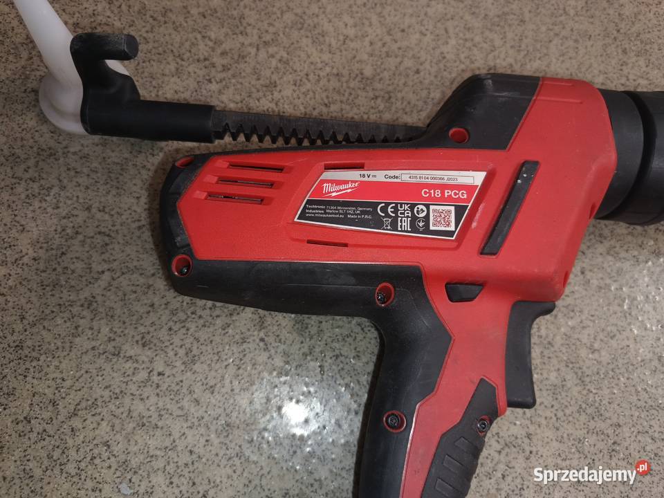 Pistolet wyciskacz Milwaukee C18 PCG Stojadła