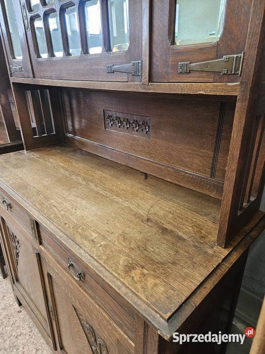 Dwa stare kredensy secesja małopolskie Nowy Sącz