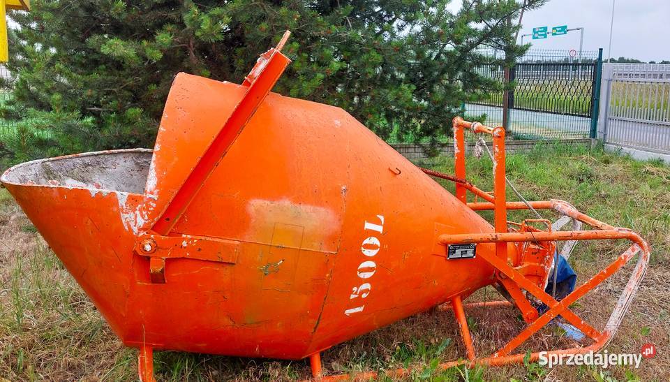 Pojemnik do betonu Beco 1500L wielkopolskie