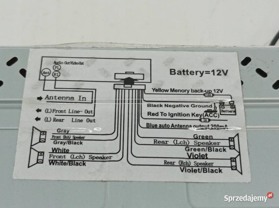 RADIO USB AUX SD Dacia Sandero II 20122020 sprzedam