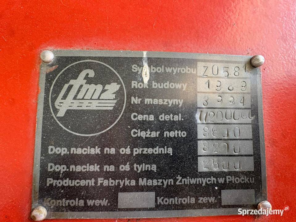 Sprzedam Bizon Z058 Rekord Bartoszyce