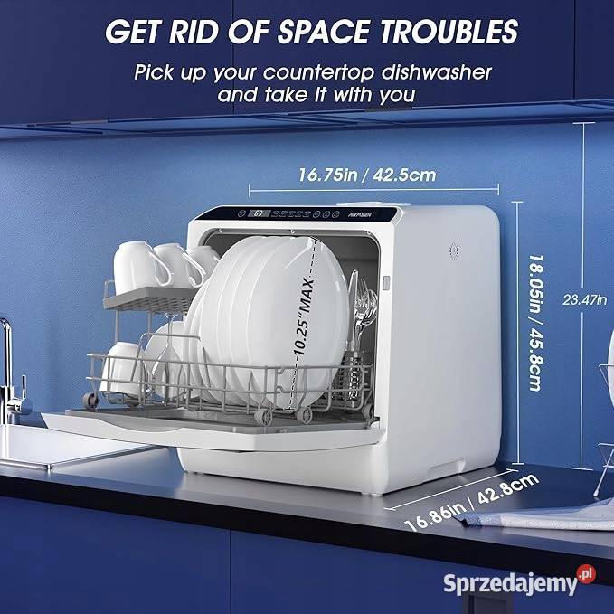 Mini zmywarka 5L kompaktowa na blat przenośna do Myszyniec
