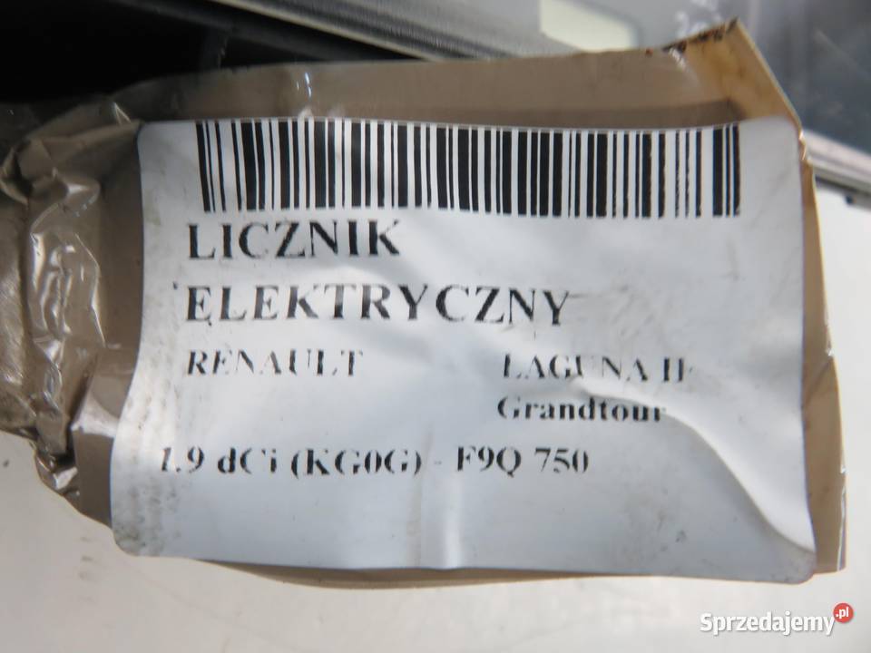 LICZNIK RENAULT LAGUNA II 19 dCi 8200170297