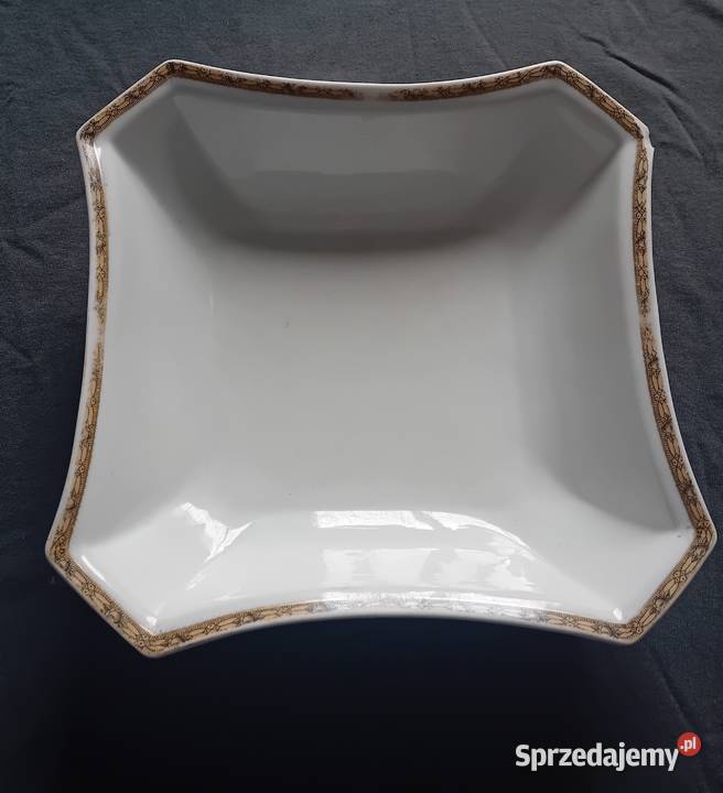 Miska salaterka porcelanowa Giesche sygnatura z Koźminek