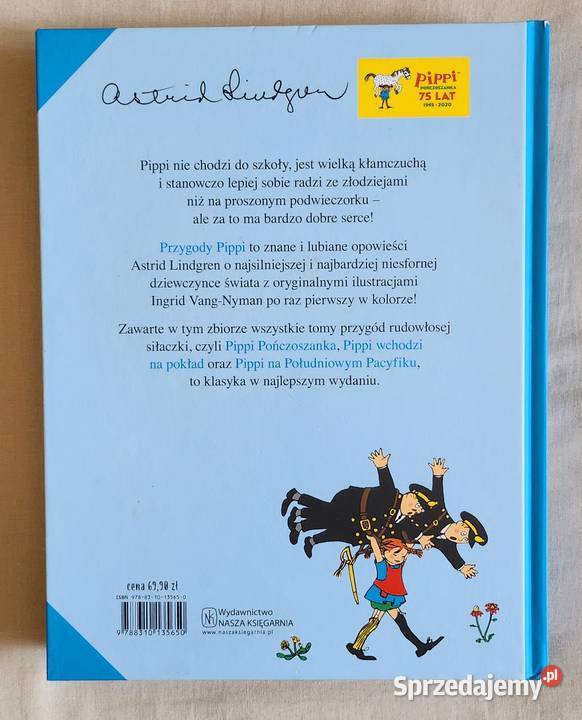 Przygody Pipi Astrid Lindgren integral Warszawa