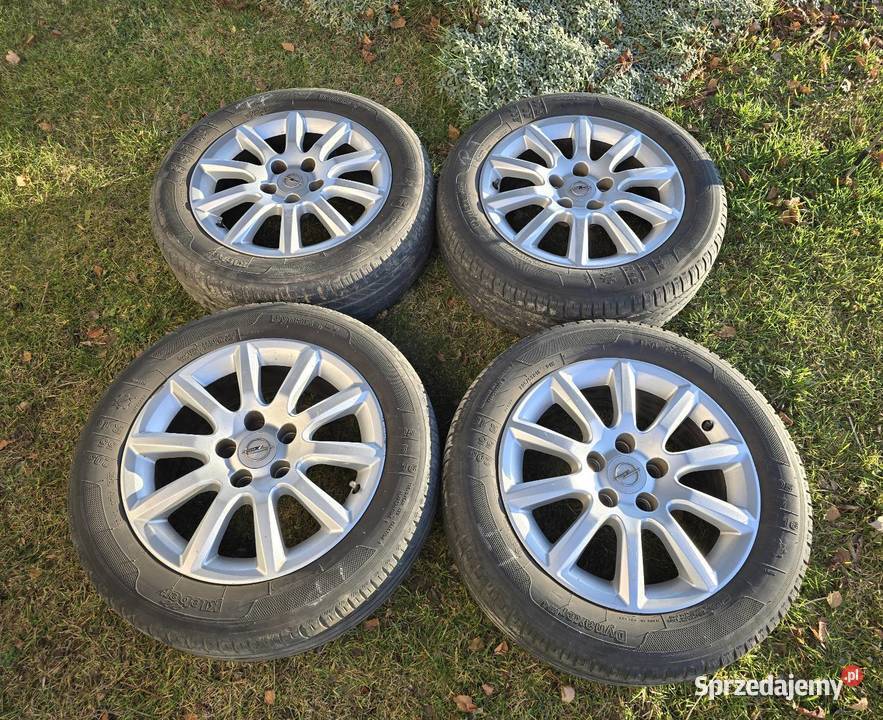 Sprzedam alufelgi Opel 16 5x110 z oponami małopolskie Wielmoża sprzedam
