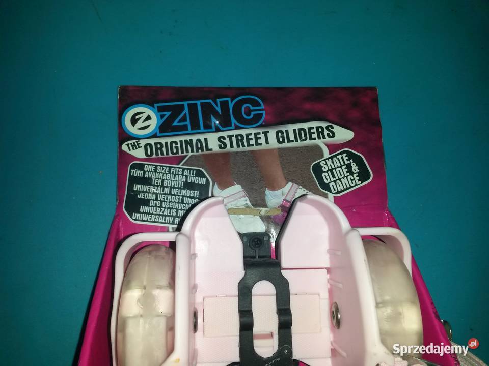 Nowe rolki na buty firmy Zinc różowe Poznań