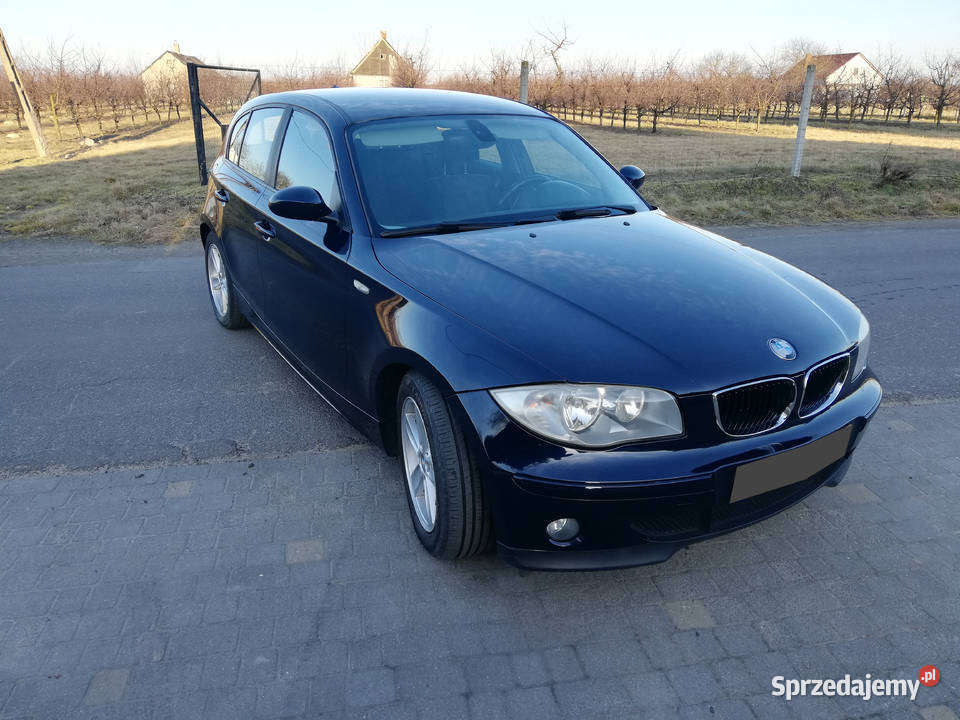 BMW 118d M47 20diesel 122 5drzwi klima tempomat ASR (kontrola trakcji) Seria 1 Sompolno
