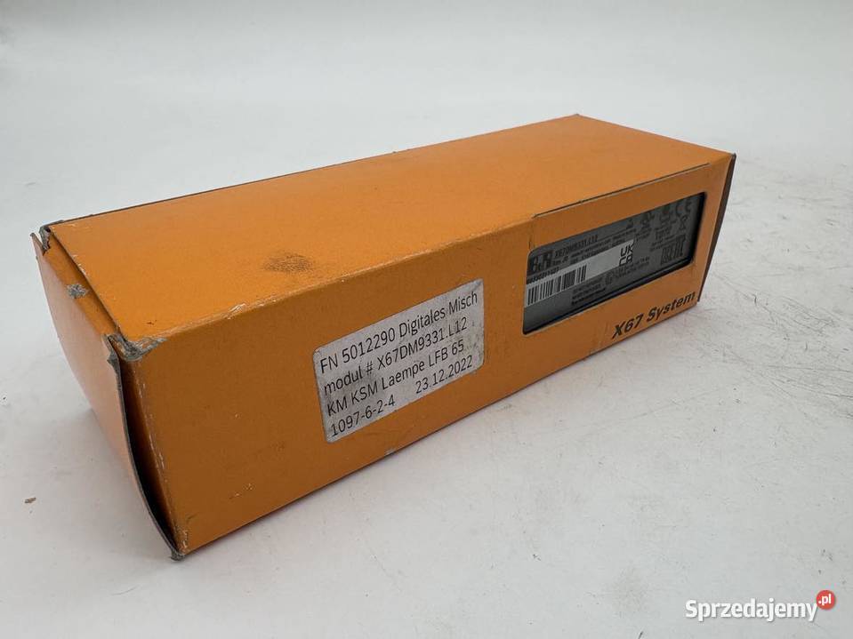 BR Automation X67DM9331L12 Rev J0 IO Module Pozostałe Warszawa