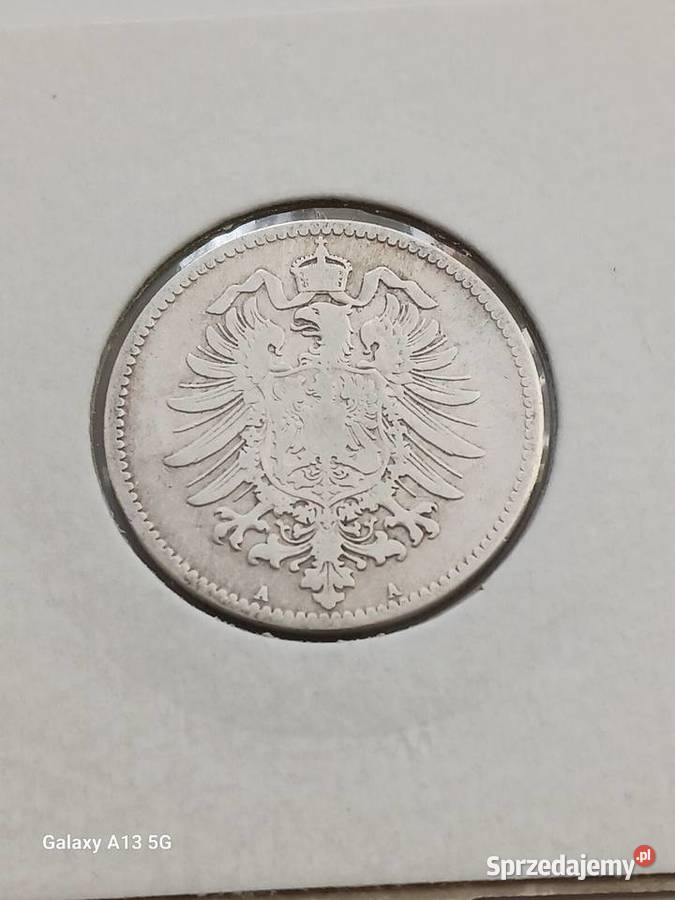 1 Marka Prusy 1875 r 3 mennica A Konin