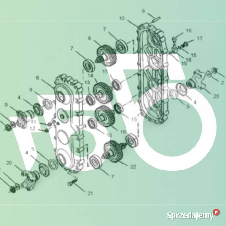 Skrzynia redukcyjna 30674 Clark Hurth 614325 Części maszyn i innych pojazdów Wilkowo