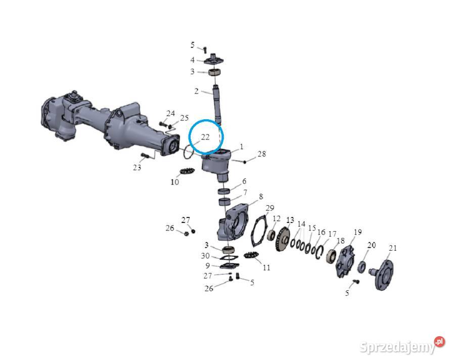 Oring zwrotnicy przedniej 2x65 mm Mitsubishi VST Skrzynia biegów Tajęcina sprzedam