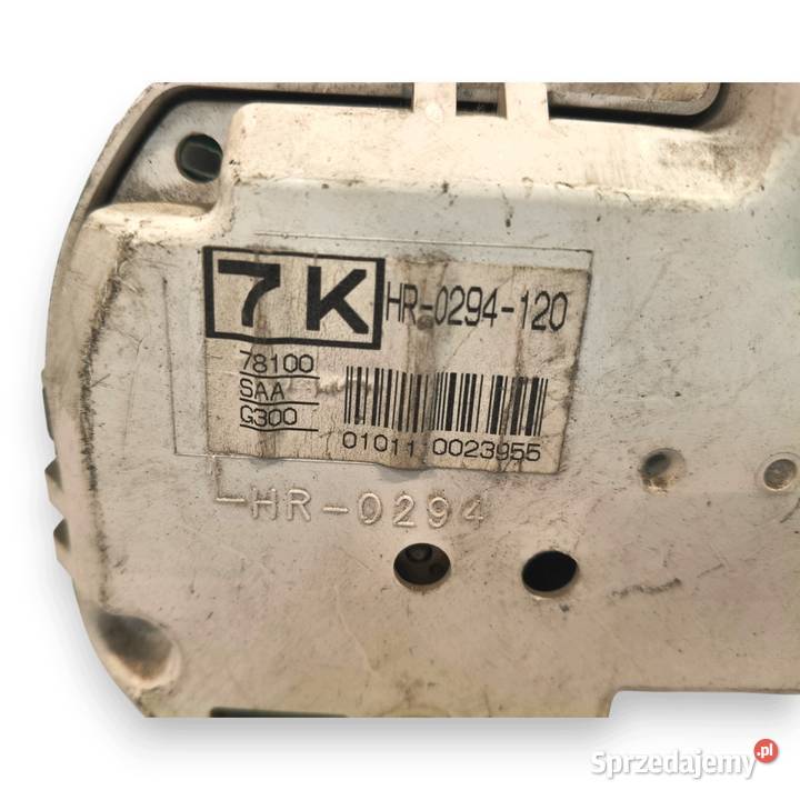 LICZNIK ZEGARY 78100SAAG300 Honda Jazz II 12 13 Chełm