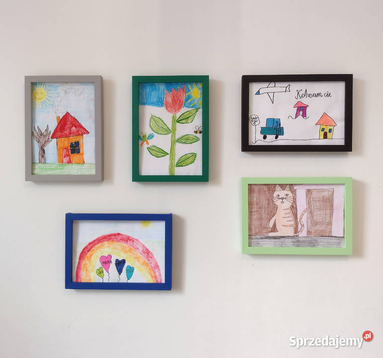 Ramka na rysunki dziecka A4 dzieci Ramki Dekoracje i ozdoby warmińsko-mazurskie