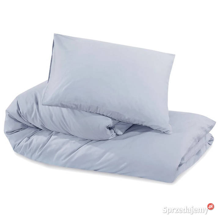 Zestaw pościeli szary 260x220 lekka mikrofibra