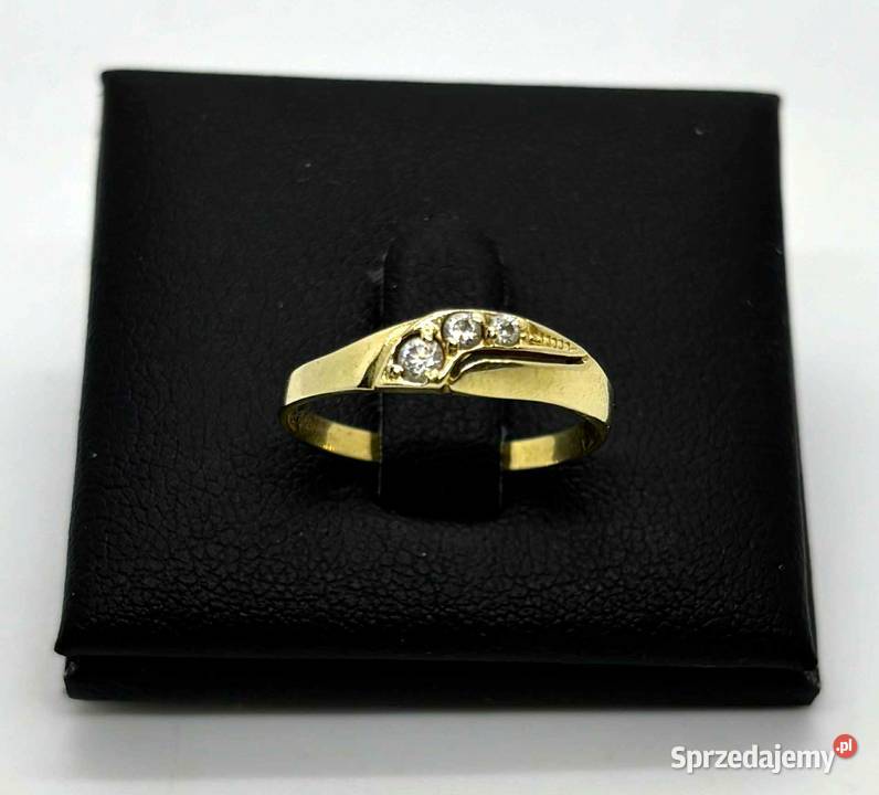 Złoty Pierścionek pr 585 159g R15 złoto warmińsko-mazurskie Elbląg