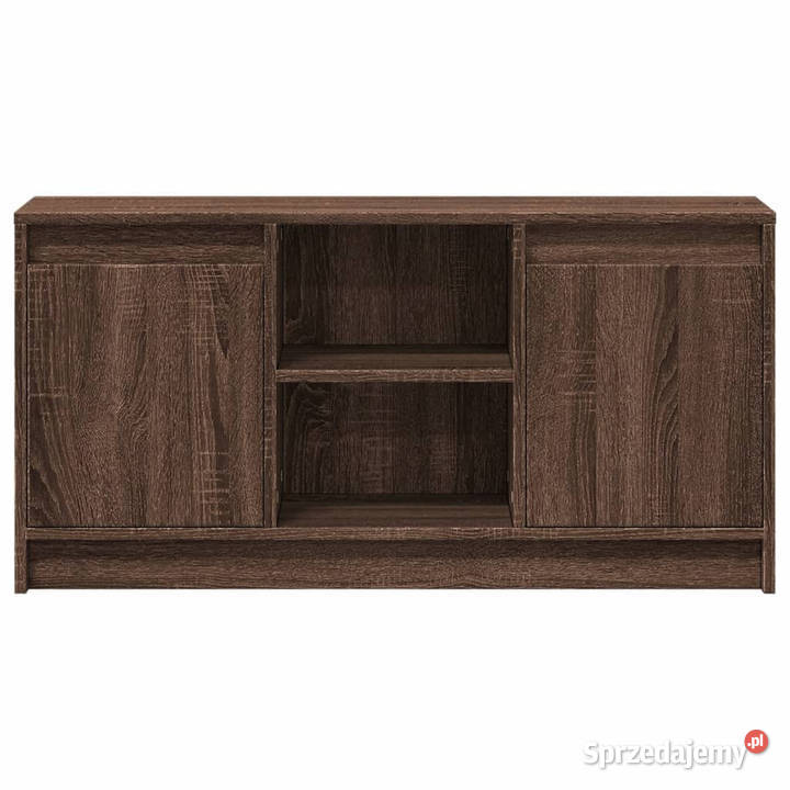 Szafka pod TV z LED brązowy dąb 100x34x50 RTV mazowieckie Warszawa