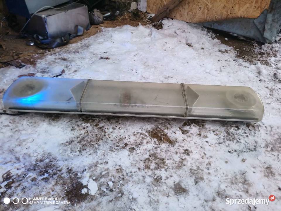 Belka ostrzegawcza LED z ambulansu Osiecznica