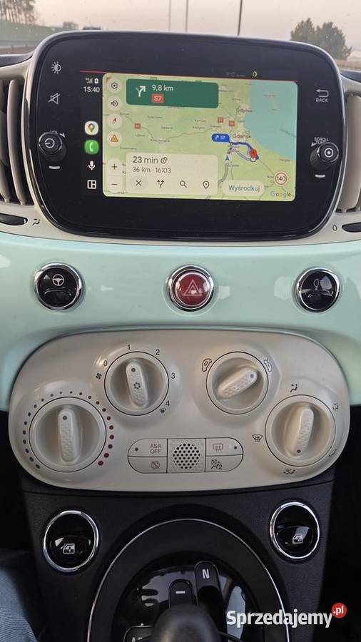 Fiat 500 Automat 2019 Polski Salon 500 pomorskie Gdańsk