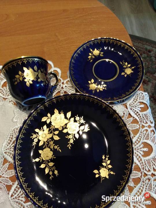 Trio porcelanowe sygnowane sprzedam