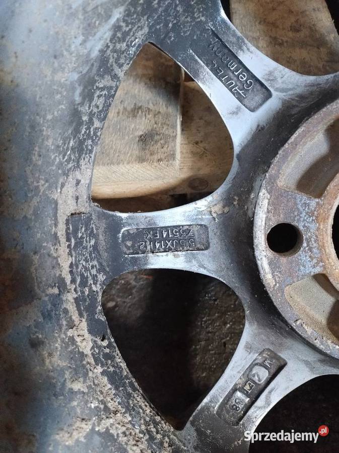 4x Felga 4x108 55J x 14 ET38 Ford Fiesta AluTec małopolskie Chrzanów