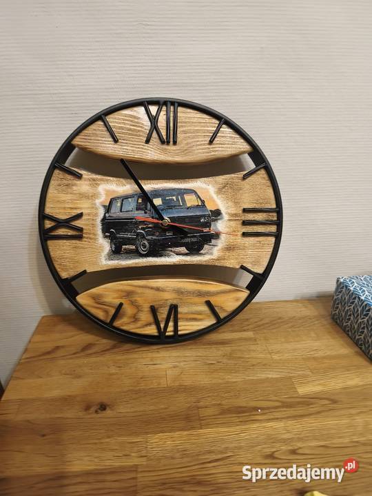 Zegar drewniany ładny mazowieckie Warszawa sprzedam