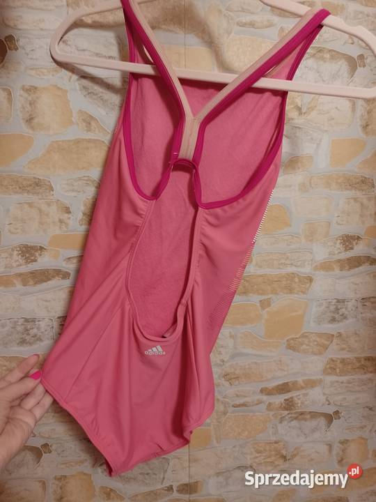 34XS ADIDAS Różowy strój kąpielowy z Londynu Kraków