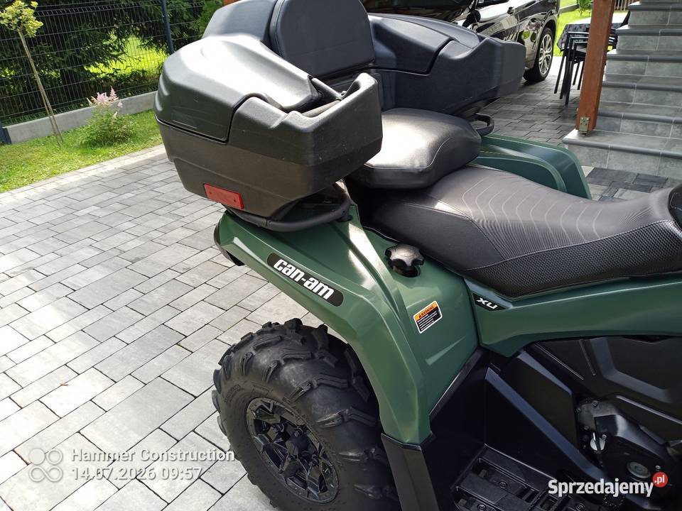 Can am Outlander 650 4x4 Idealny Stan 2022 zielony Brzozów sprzedam
