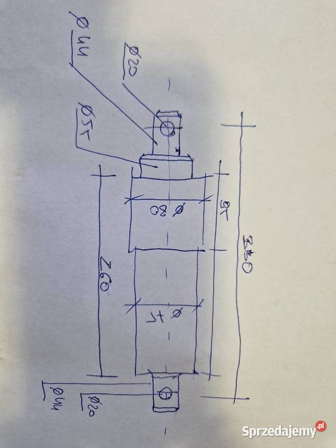 Siłownik hydrauliczny jednostronny Pozostałe Kalwaria Zebrzydowska