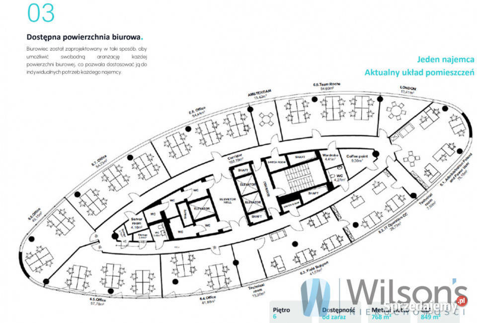Do wynajęcia lokal Warszawa 384m2 mazowieckie